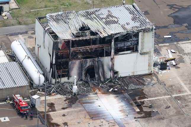 JAXA'nın Akita Eyaleti, Noshiro'daki test tesisi darbe aldı.