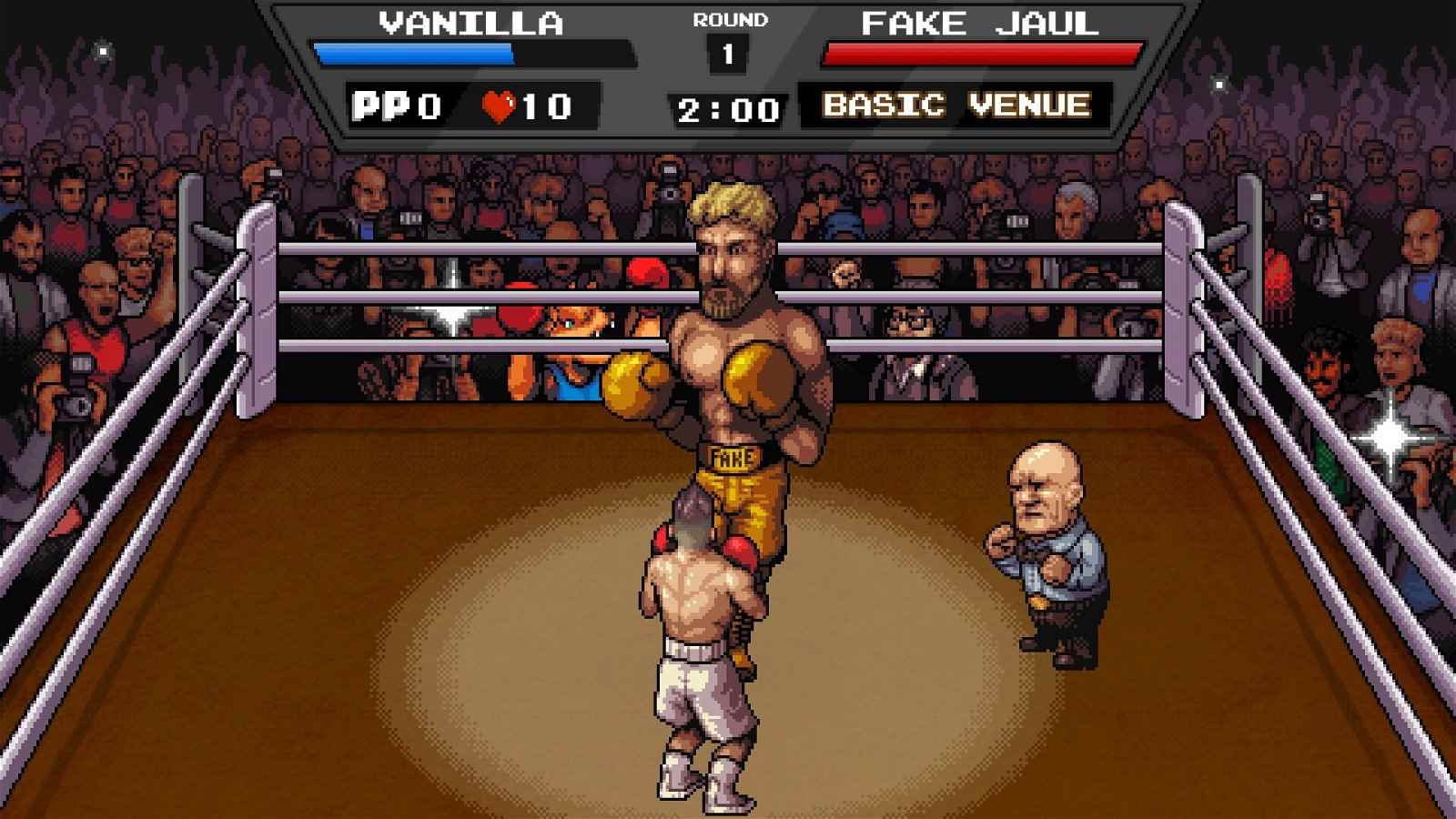 VanillaBeast Retro Knock Out'un halka görüntüsü