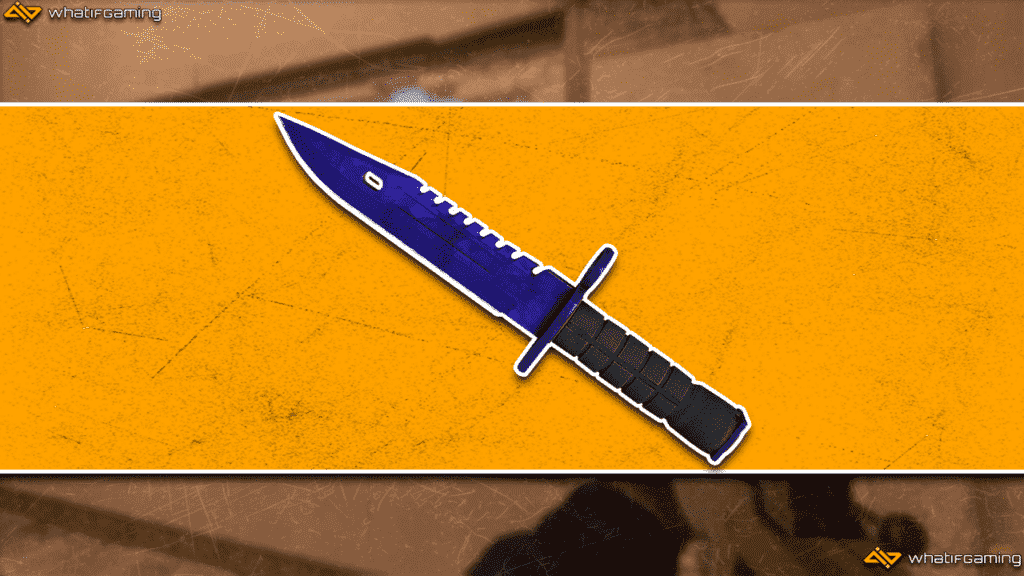 M9 Bayonet Doppler Sapphire'in fotoğrafı.