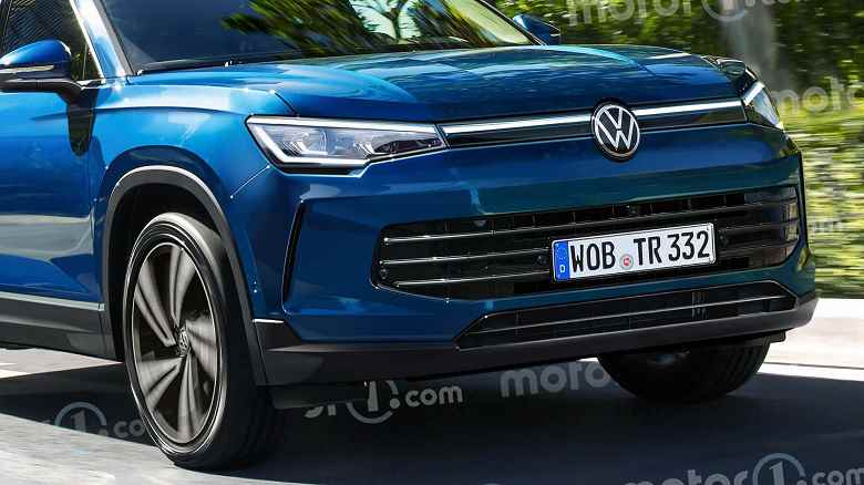 Yeni nesil 7 kişilik bir Volkswagen Tiguan gibi görünecek.  Birinci kalite görüntü