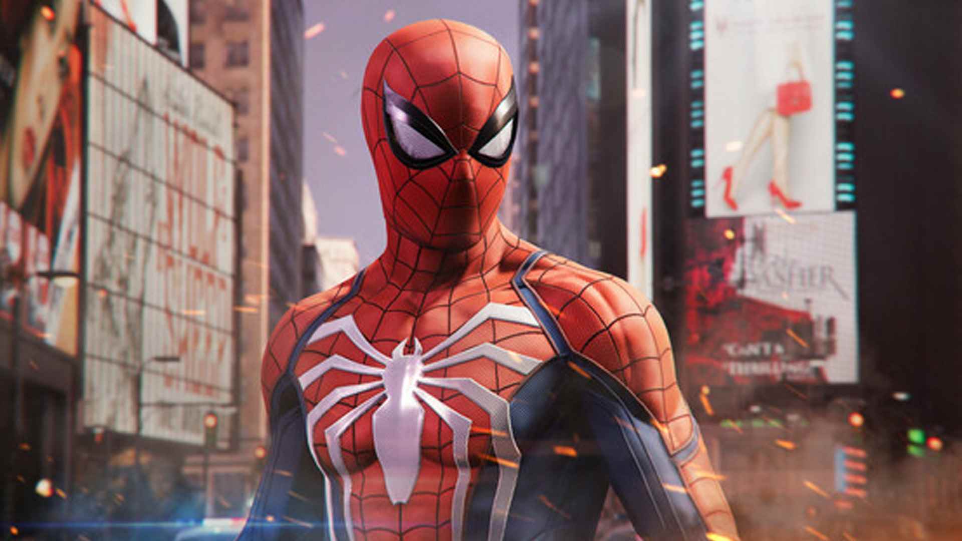 Marvel's Spider-Man Remastered'dan Spider-Man'in bir görüntüsü.