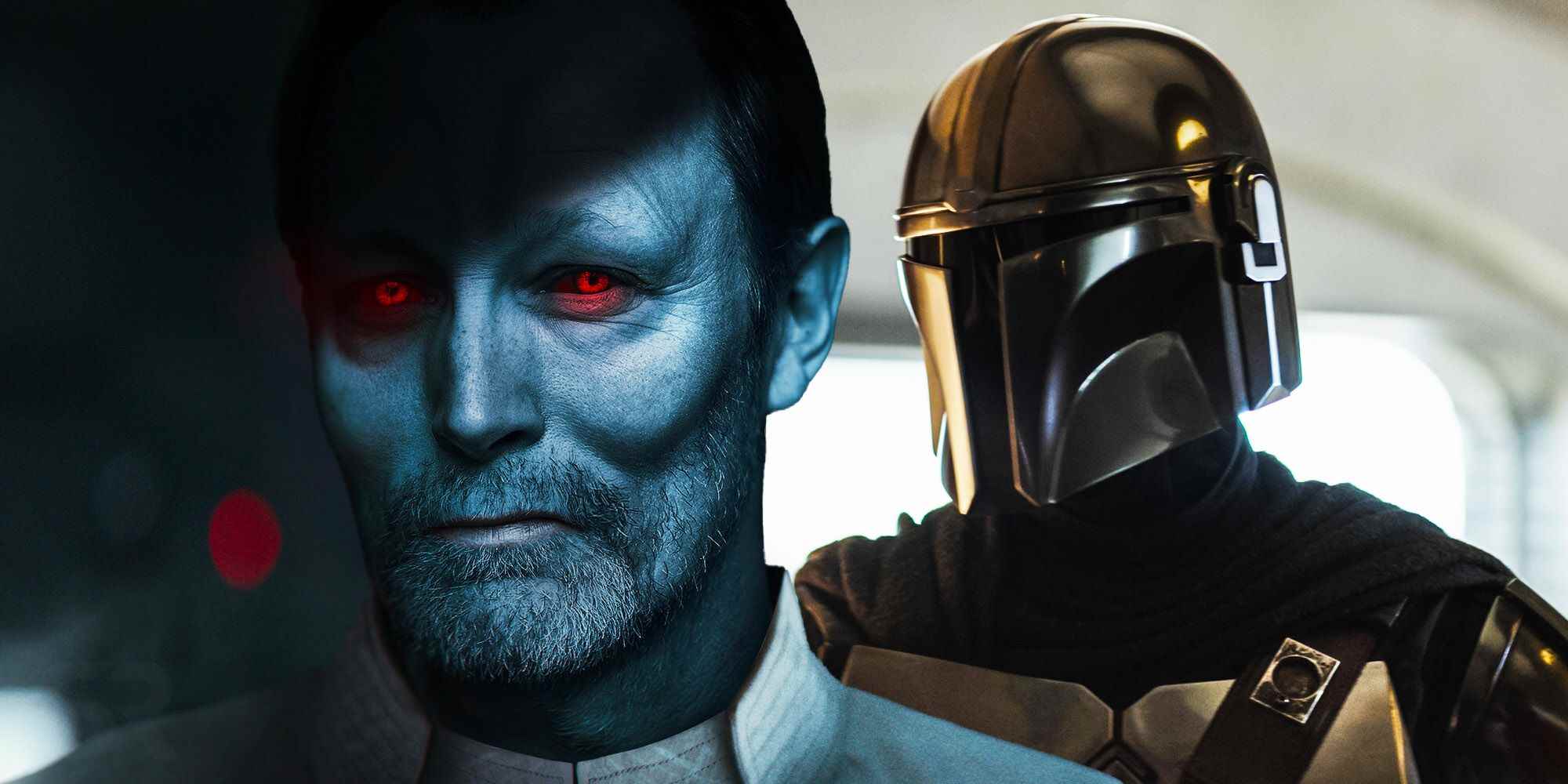 Din Djarin ve Thrawn konsepti.