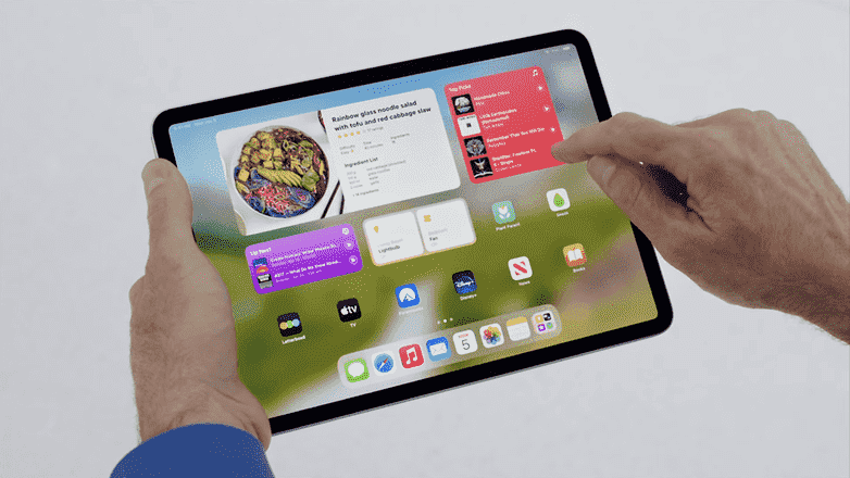 Apple iPad'de yeni widget'lar
