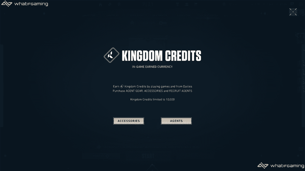 Kingdom Credits açıklaması.