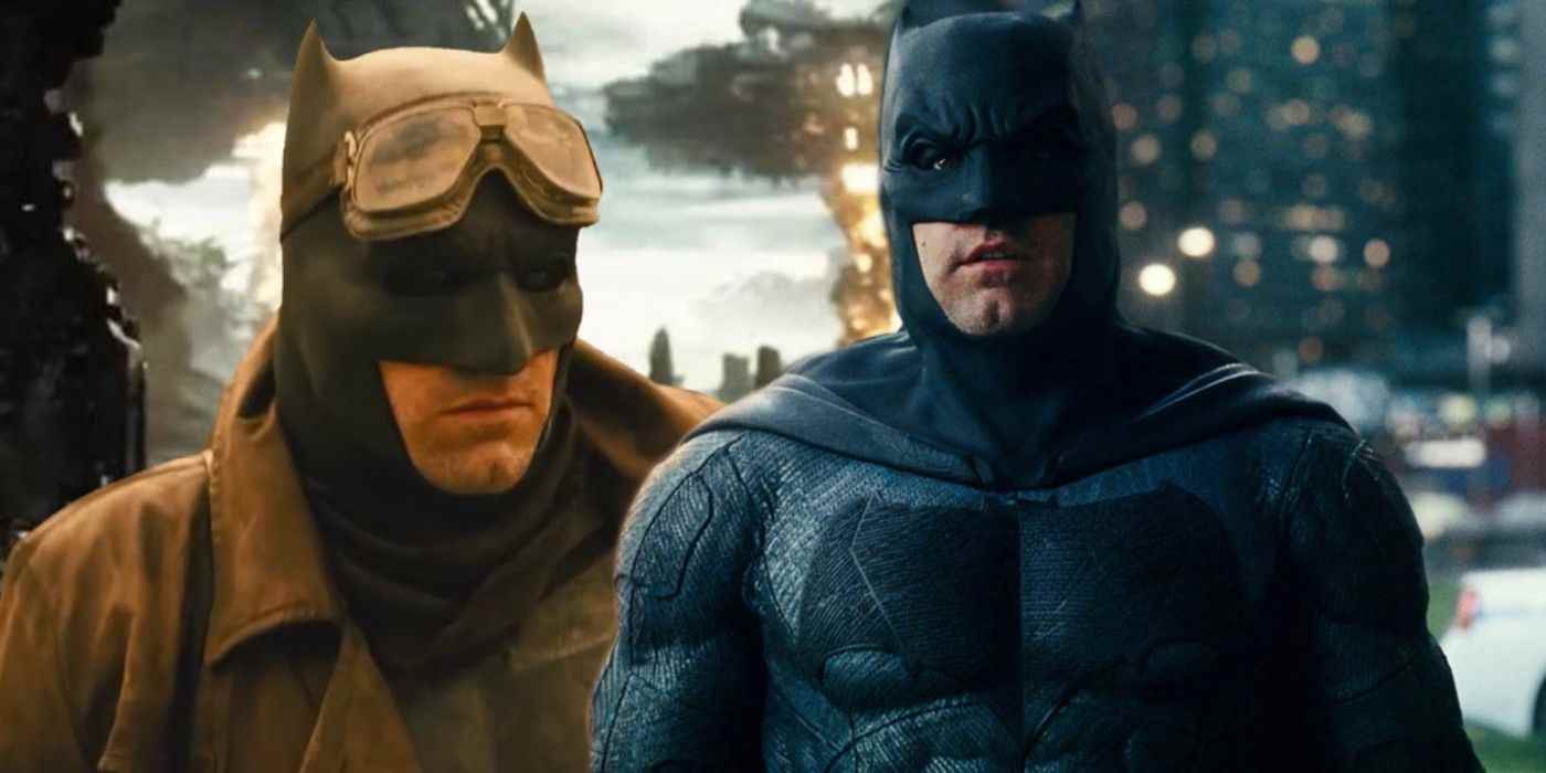 Ben Affleck'in Batman rolündeki iki fotoğrafı