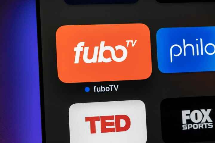 Apple TV'de FuboTV uygulama simgesi.