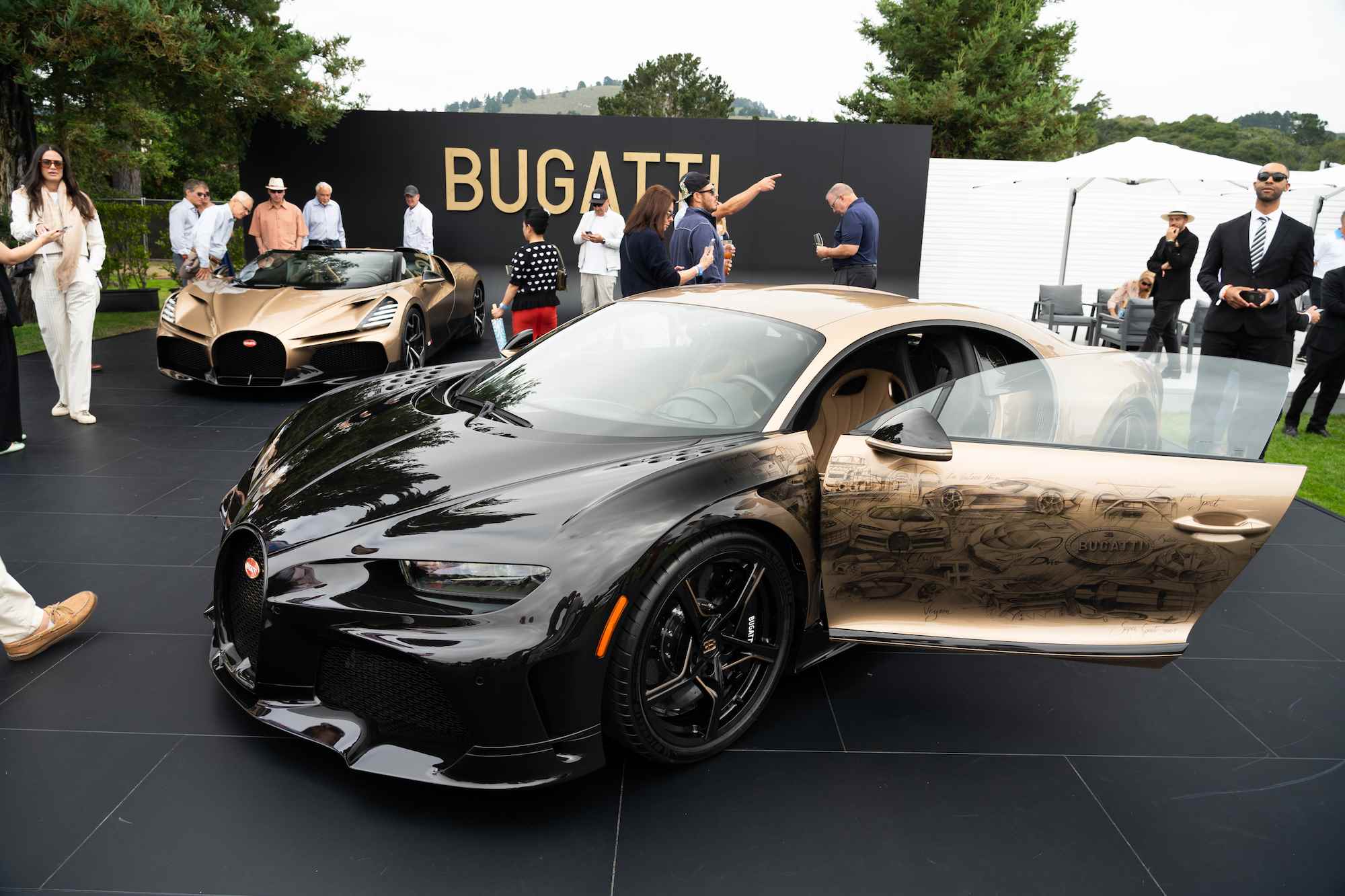 Bugatti monterey araba haftası