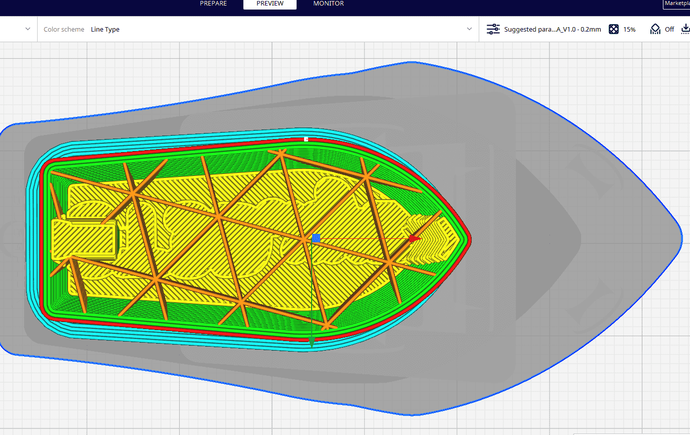 Dolgu Deseni 3D Baskılar