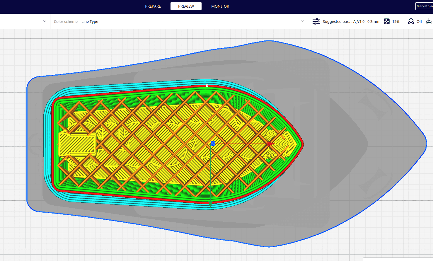 Dolgu Deseni 3D Baskılar