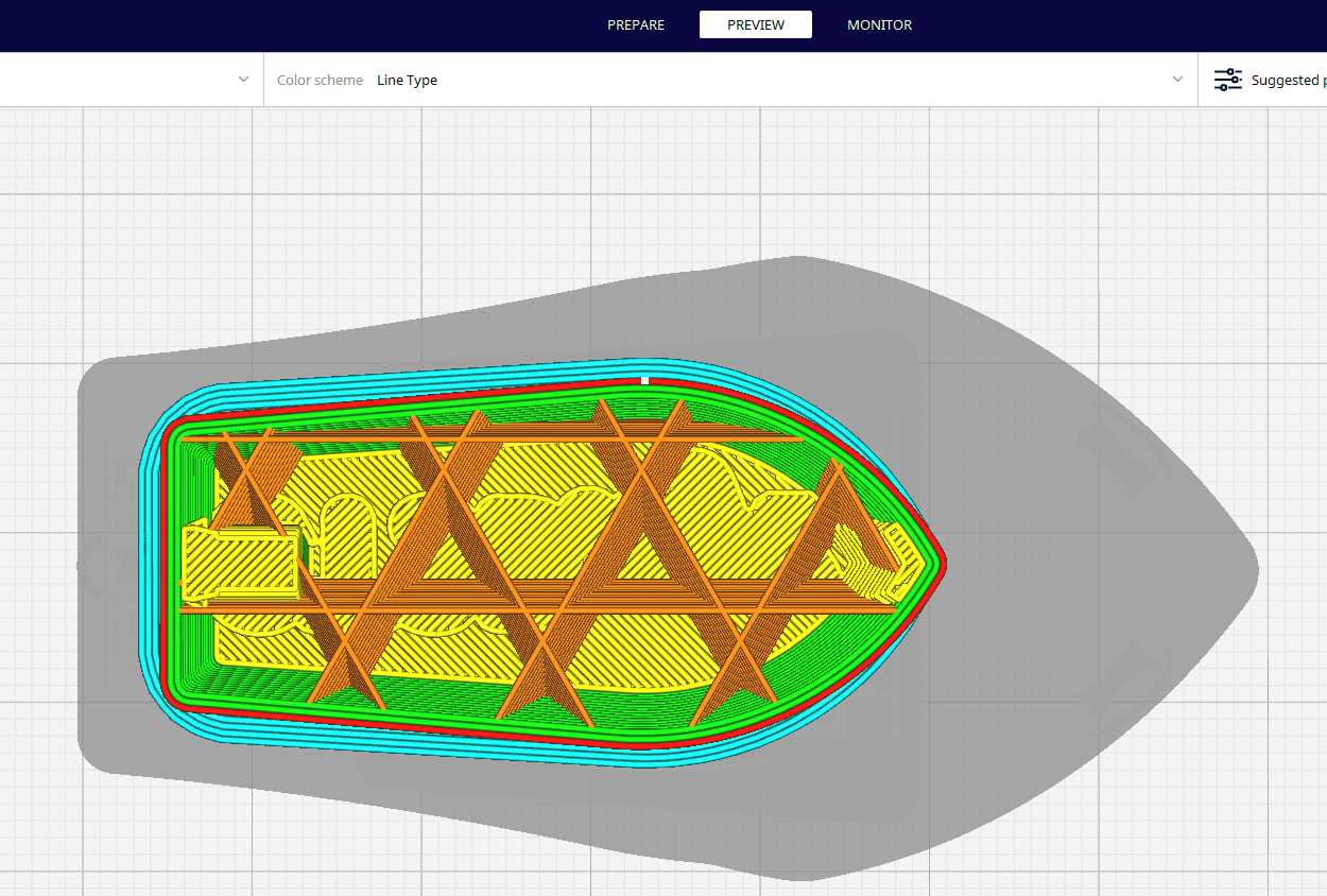 Dolgu Deseni 3D Baskılar