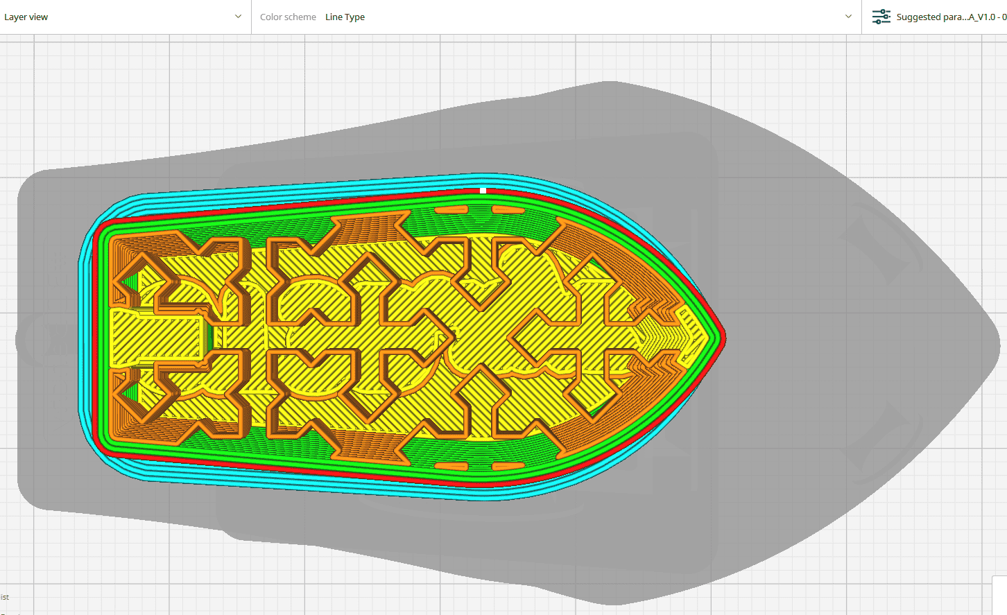 Dolgu Deseni 3D Baskılar