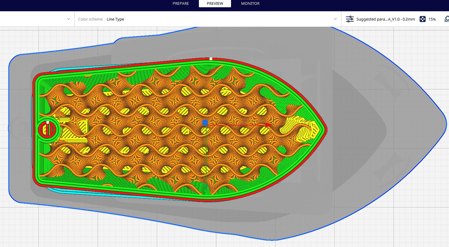 Dolgu Deseni 3D Baskılar