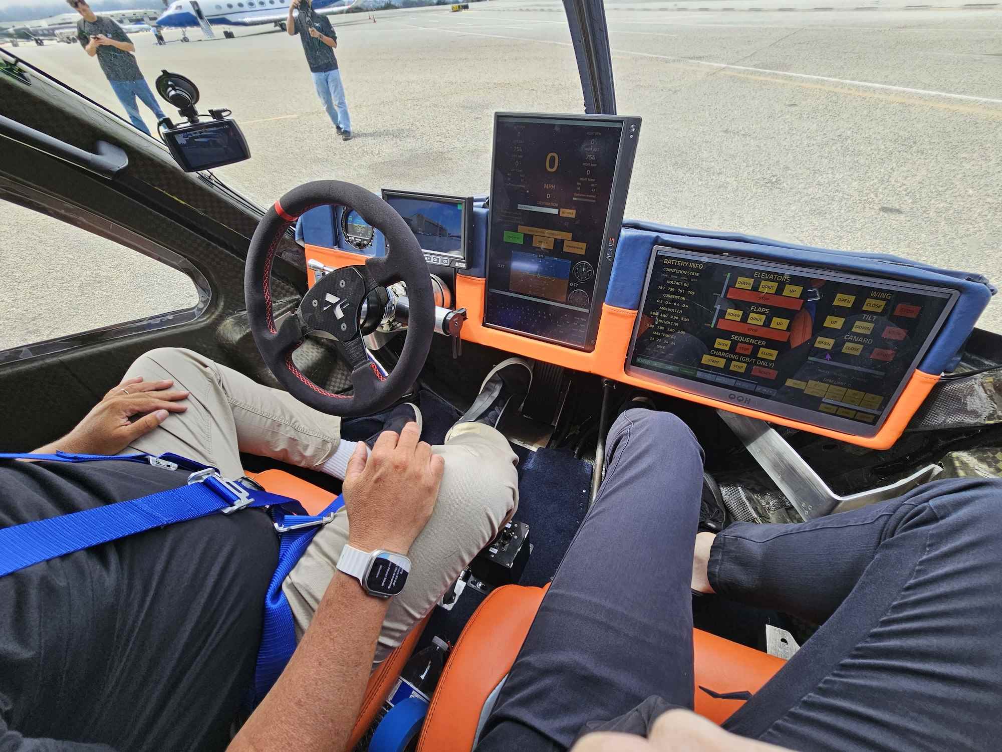 ASKA evtol Dashboard çakıl plajı