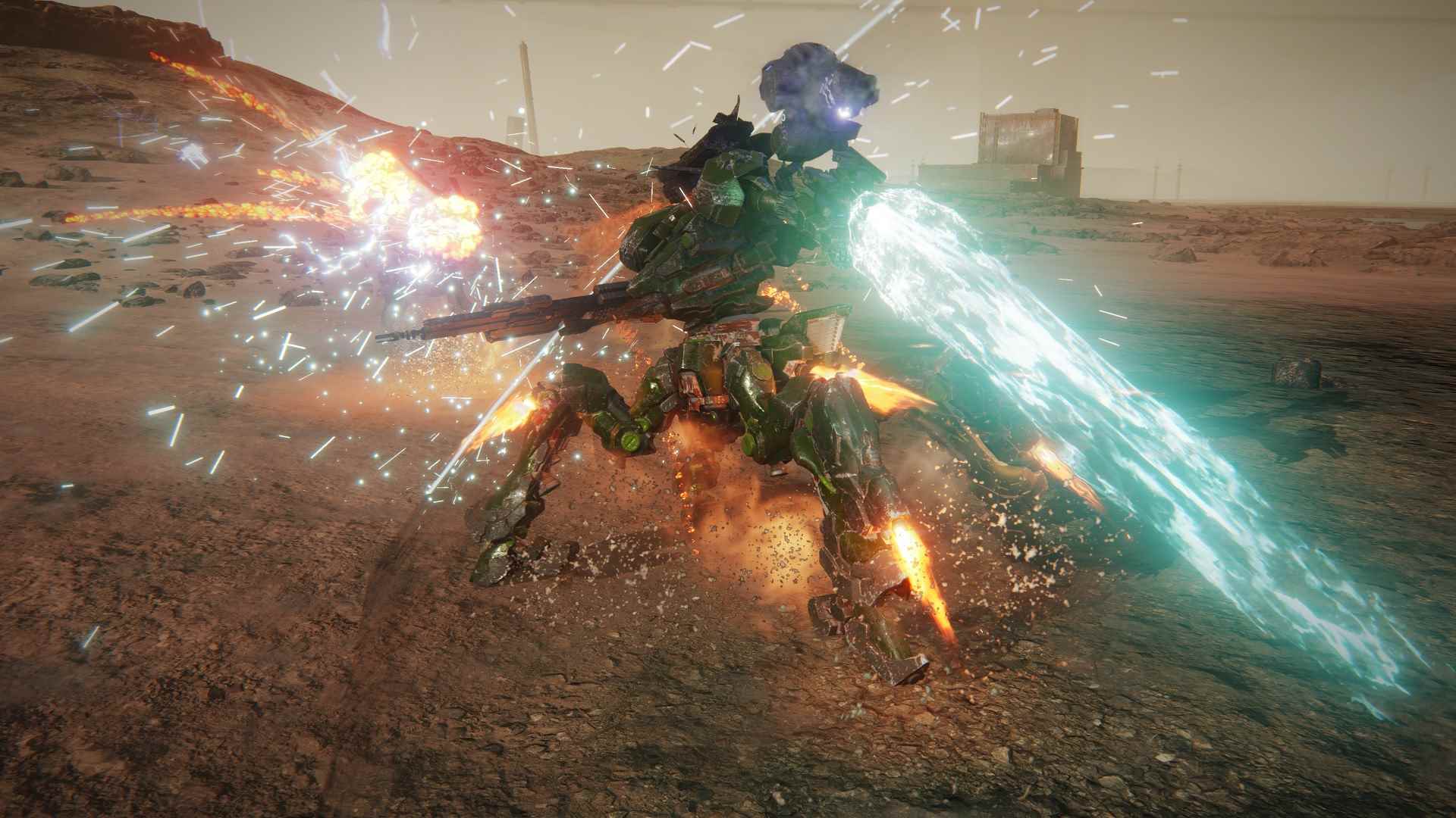 Armored Core 6: Rubicon'un Ateşleri yakın dövüş enerji kılıcı