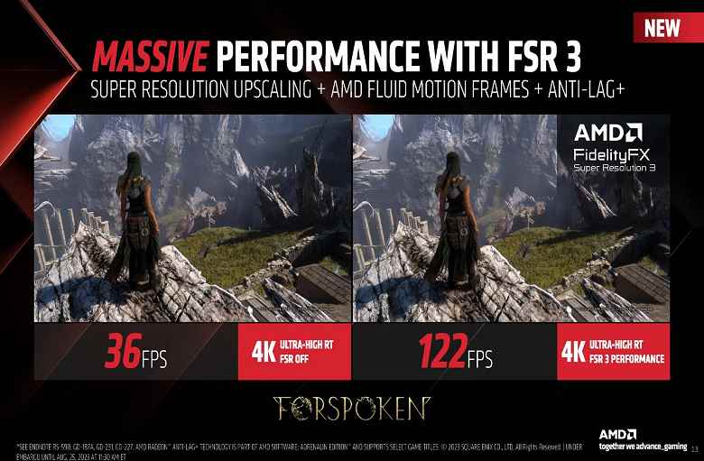 DLSS 3'ten daha uygun fiyatlı. Çerçeve oluşturma teknolojisine sahip AMD FSR 3, Radeon, GeForce ve Intel Arc grafik kartlarında satışa sunulacak