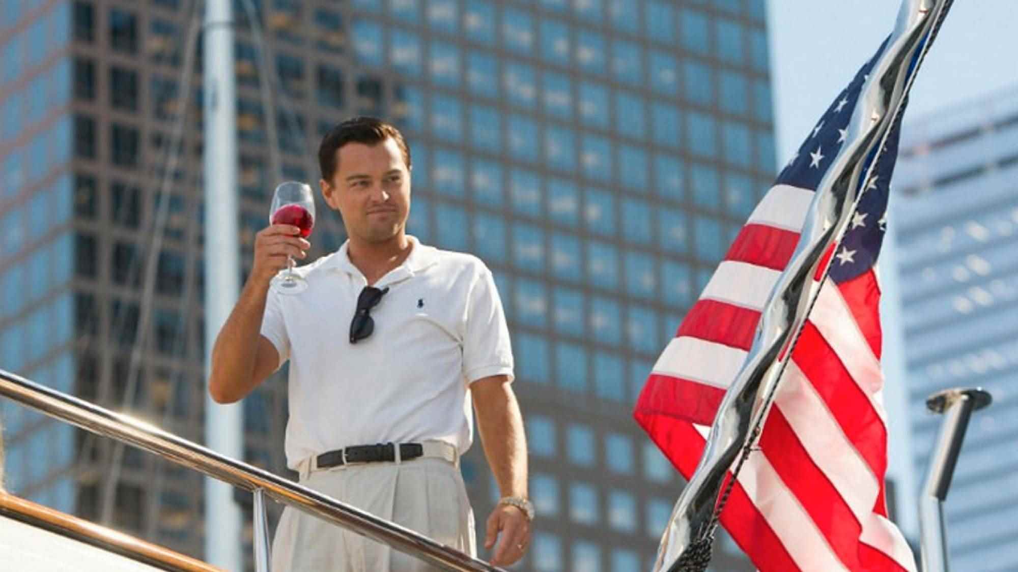 Leonardo DiCaprio, The Wolf of Wall Street'teki Jordan Belfort rolünde