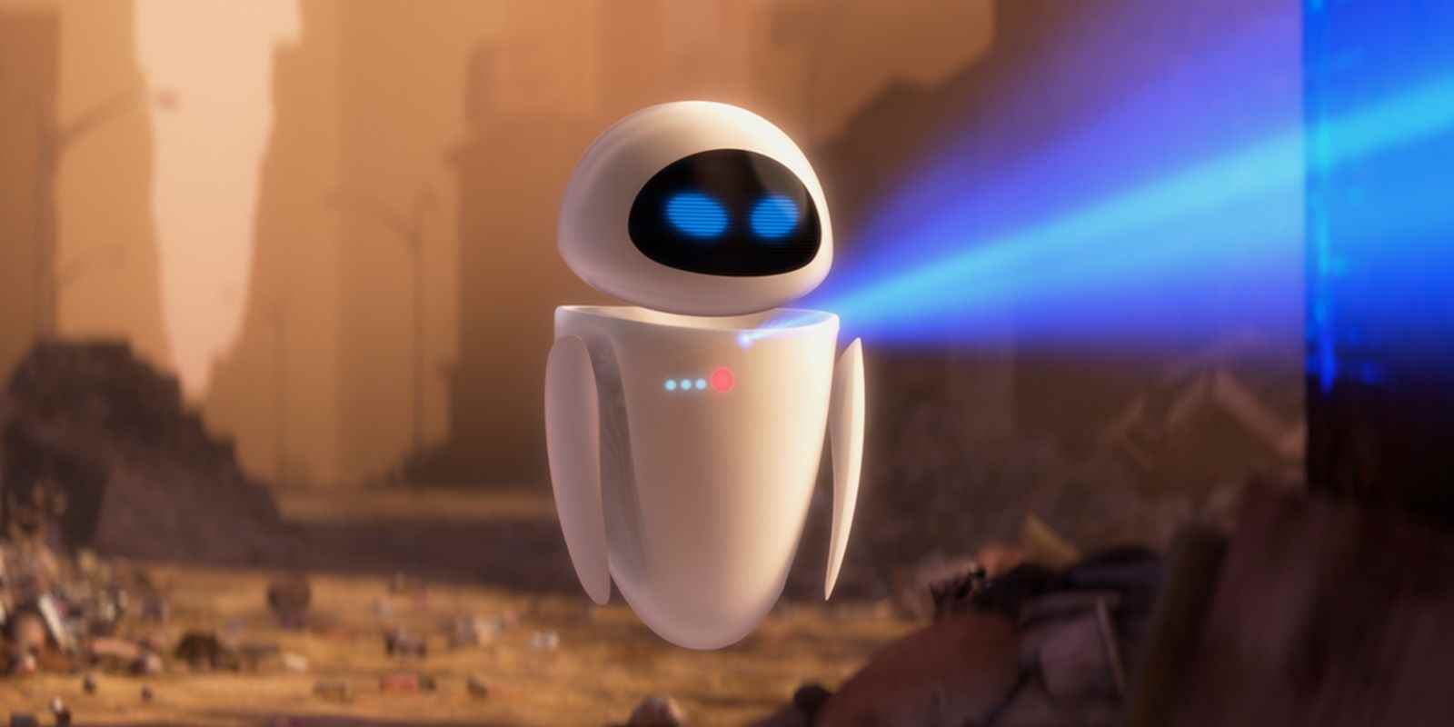 EVE, WALL-E'de bir caddeyi tarar