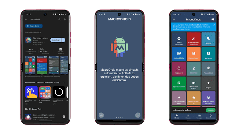 MacroDroid ekran görüntüleri