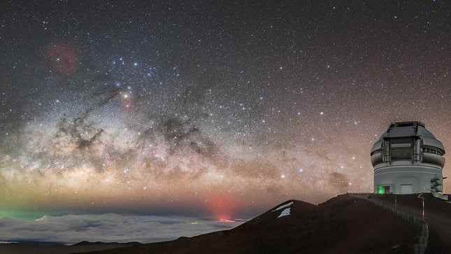 Hawaii'deki Maunakea'da Gemini North. 