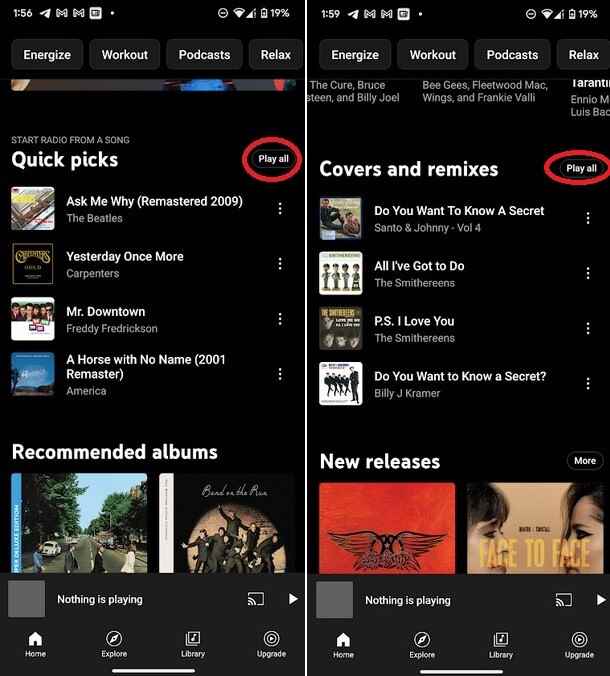 Yeni Play all özelliği, YouTube Music'in iOS, Android ve web sürümlerinde görünür - YouTube Music'e eklenen yeni düğme, müziklerin ve videoların oynatılmasını sağlar