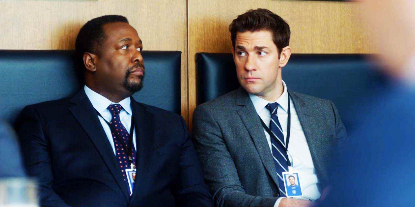 Tom Clancy's Jack Ryan'ın 1. sezonunda James Greer rolünde Wendell Pierce ve Jack Ryan rolünde John Krasinski