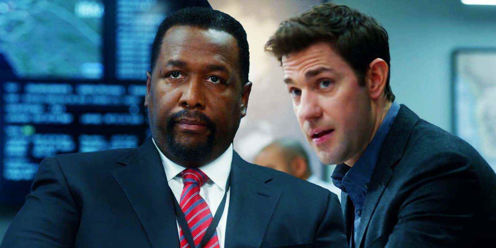 Jack Ryan'ın 1. sezonunda James Greer rolünde Wendell Pierce ve Jack Ryan rolünde John Krasinski