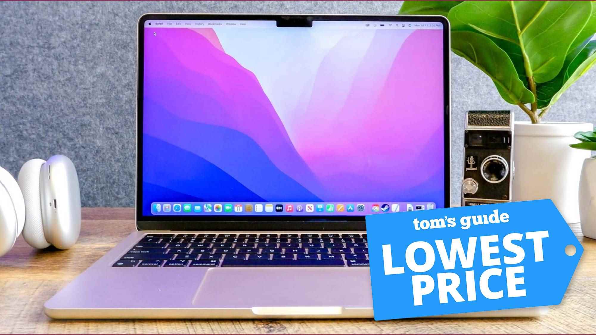 Tom's Guide fırsat etiketine sahip MacBook Air M2