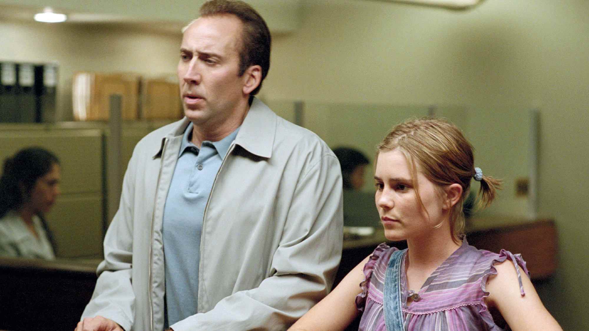 Kibrit çöpü erkeklerde Nicolas Cage ve Alison Lohman