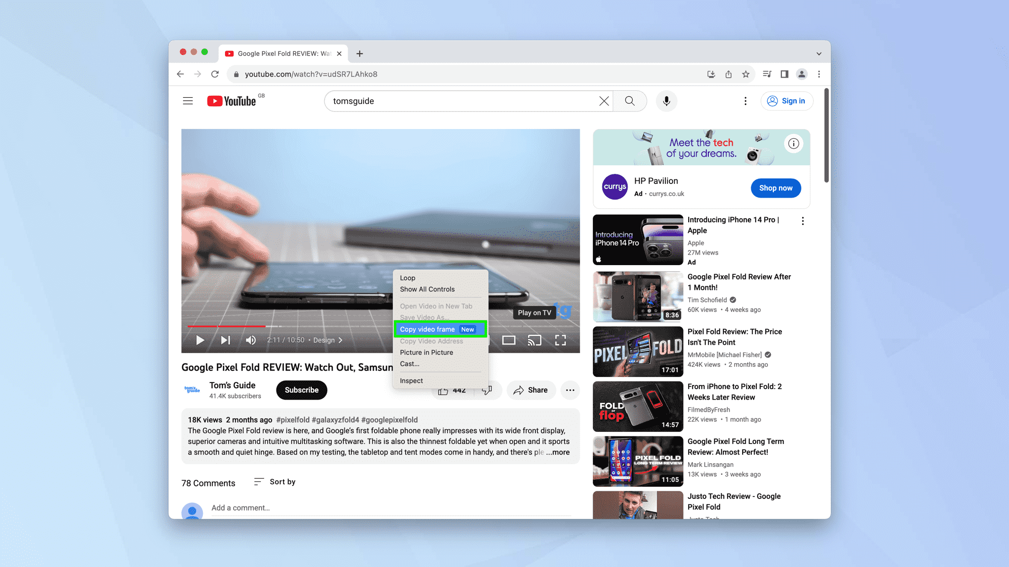 Chrome'daki videolardan ekran görüntüleri nasıl alınır?