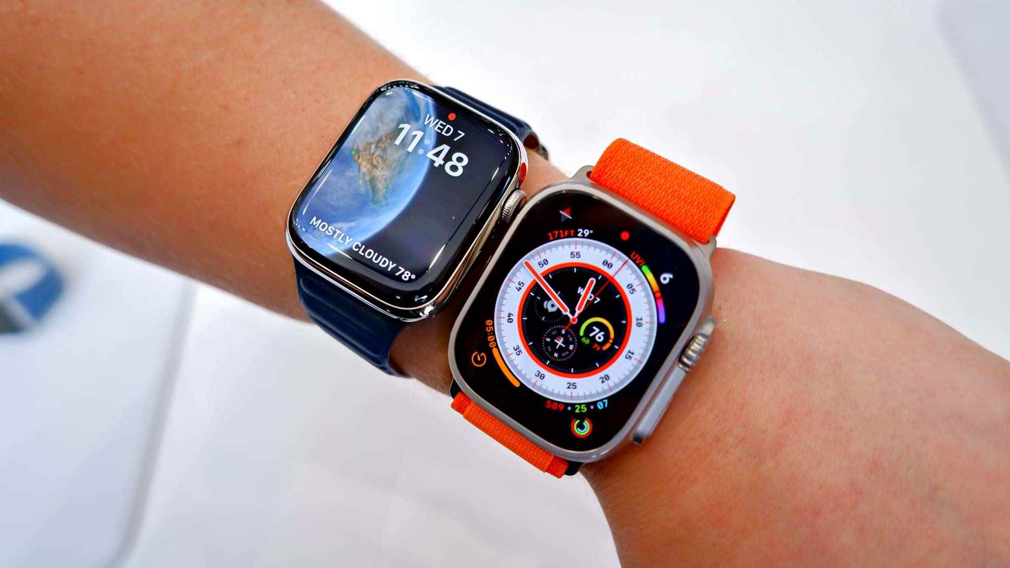 Apple Watch 8 ve Apple Watch Ultra karşılaştırması