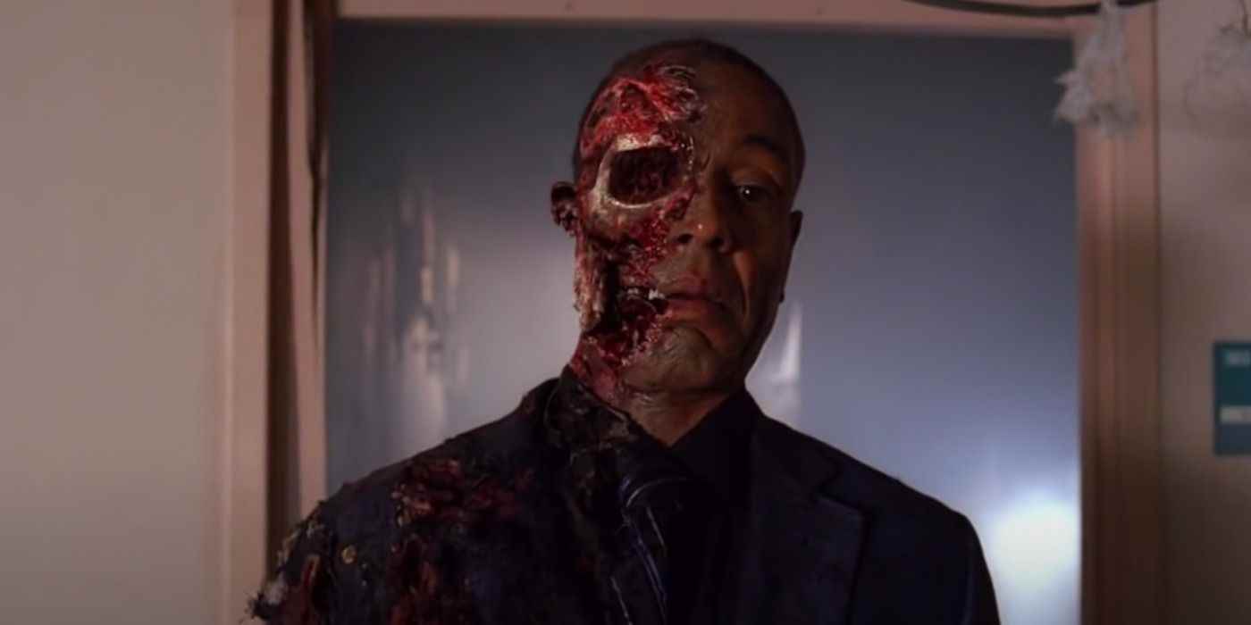 Breaking Bad'de Gus Fring'in yüzünün yarısı uçtu