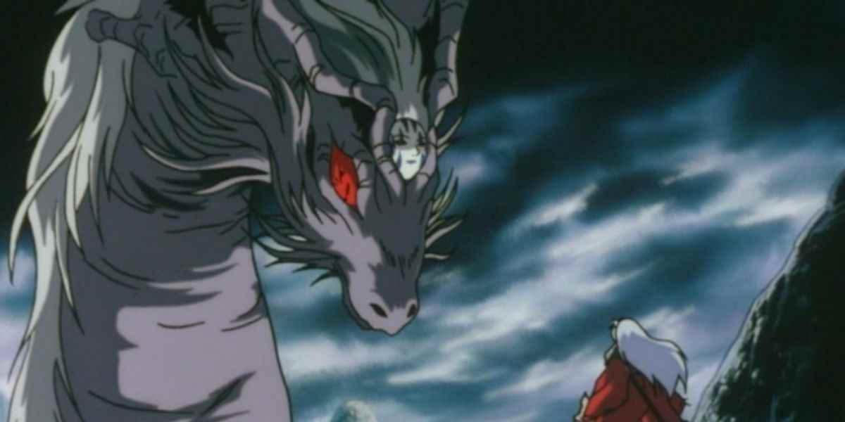 Ryūkotsusei, Inuyasha'ya karşı savaşır