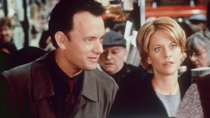 Mektubunuz Var'da Tom Hanks ve Meg Ryan.