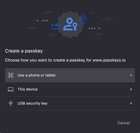 passkeys.io'yu kullanma