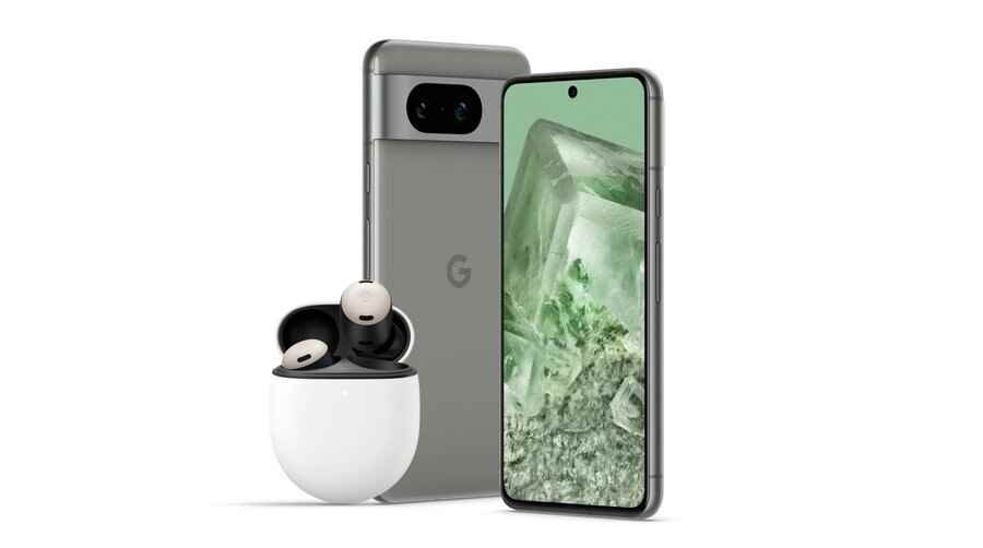 ABD'de Pixel 8 için ön sipariş veren tüketiciler ücretsiz Pixel Buds Pro kulaklıklara sahip olabilir - Sızan basın görselleri, Pixel 8 Pro ve Pixel 8 için ön sipariş verenlerin ABD'de alabileceği avantajları ortaya koyuyor