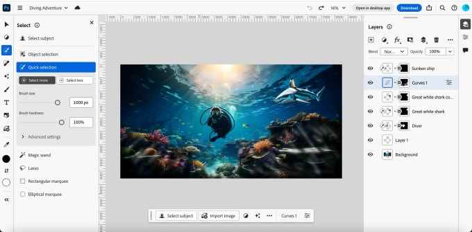 Web'de Adobe Photoshop