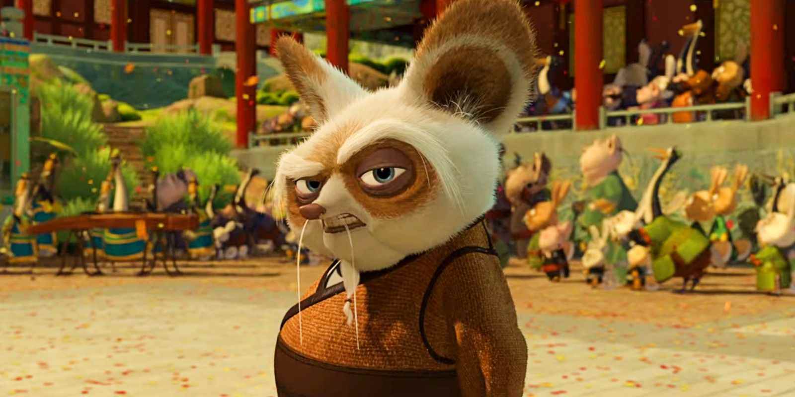 Dustin Hoffman, Kung Fu Panda'da yargılayıcı görünen Usta Şifu rolünde