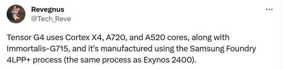 Tipster gelecek yılın Tensor G4 SoC'sinden ne bekleyeceğini açıklıyor - Tipster neden gelecek yılın Tensor G4 SoC'sini TSMC'nin değil de Samsung Foundry'nin üreteceğini açıklıyor