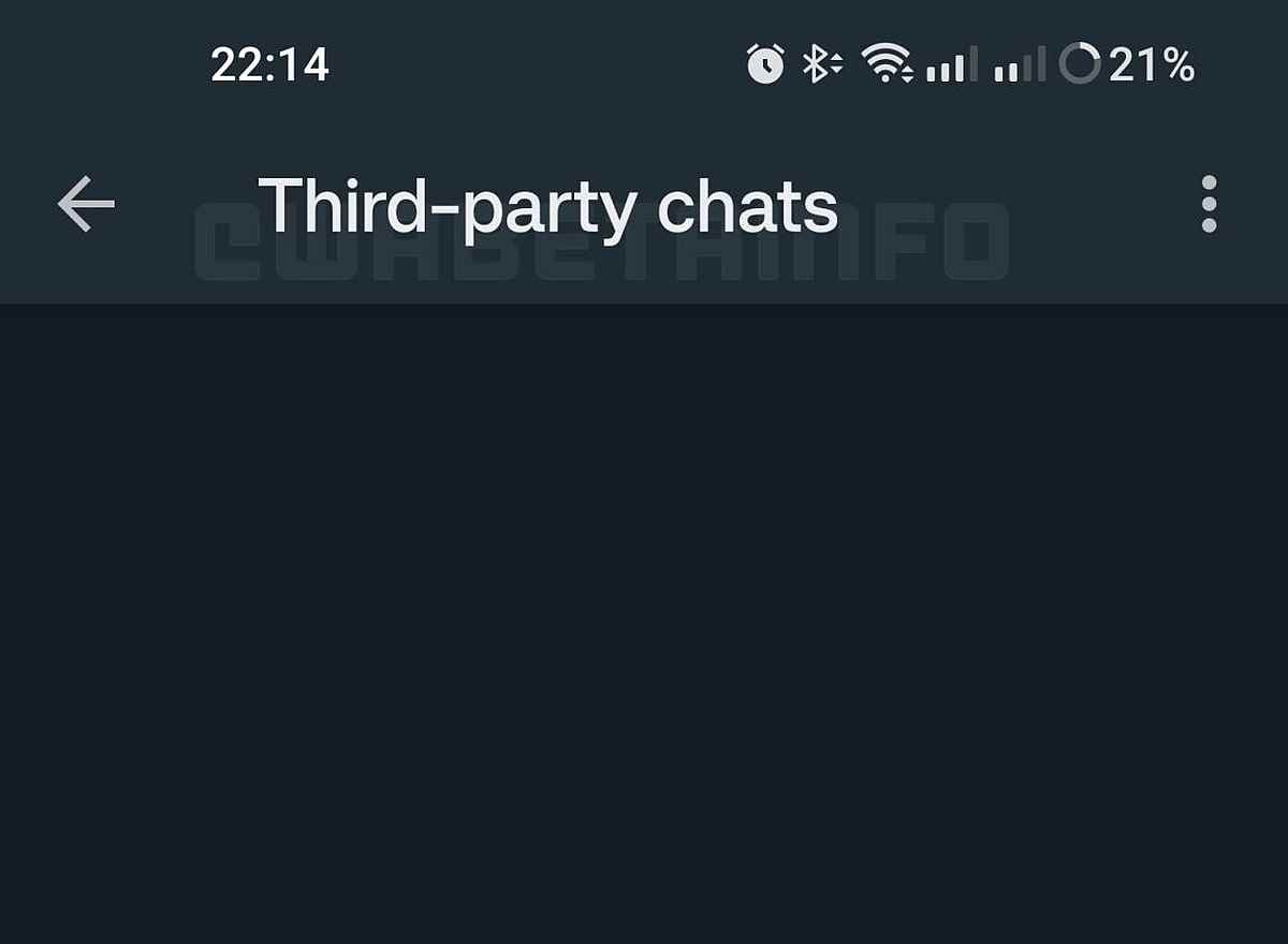 whatsapp üçüncü taraf sohbetleri wabetainfo whatsapp