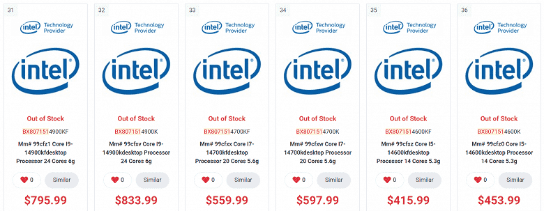 Yeni 14. Nesil Intel Core işlemciler fiyatları mevcut nesille hemen hemen aynı tutacak gibi görünüyor