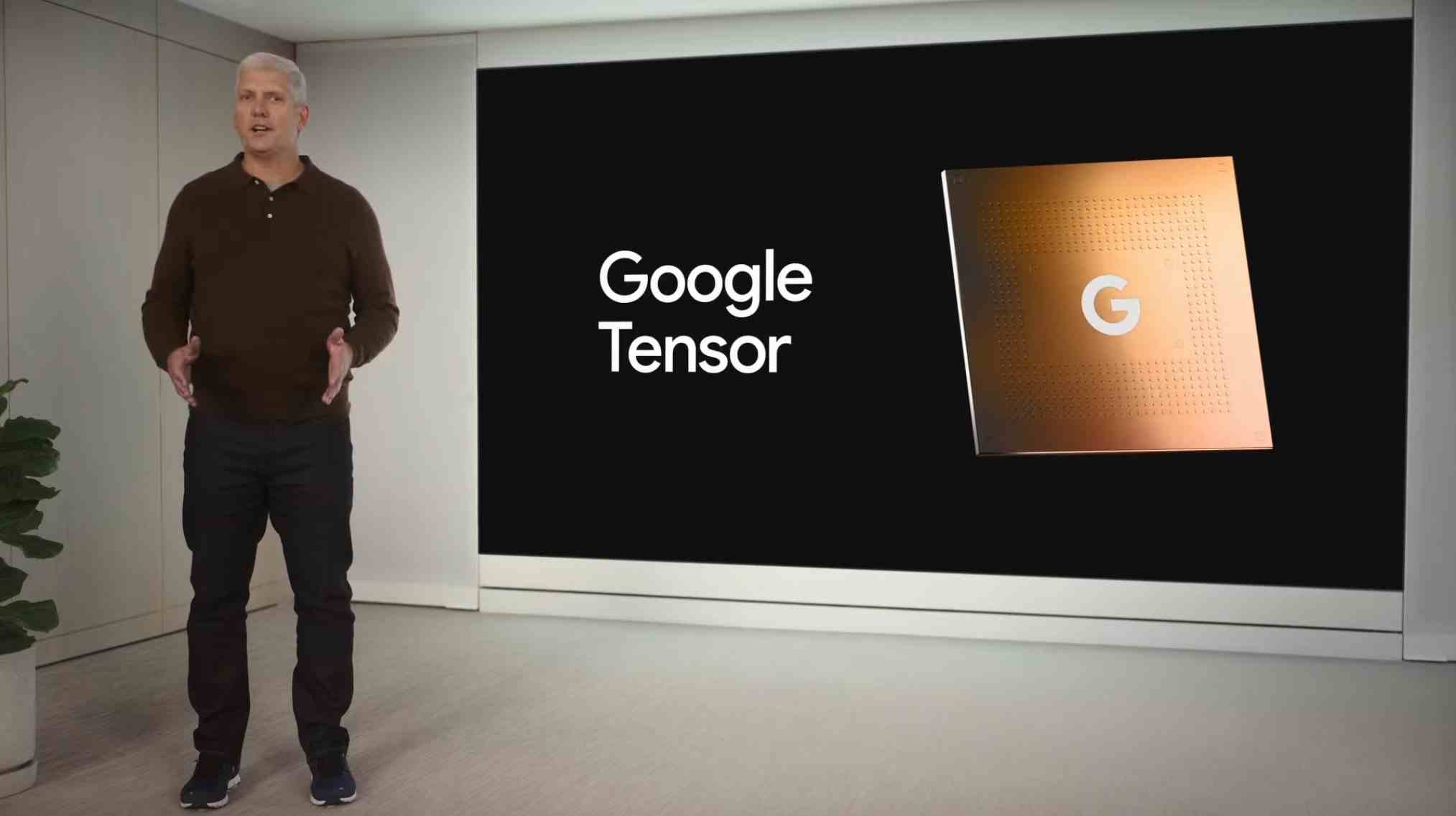 Google Pixel Event Tensor çipi ekran görüntüsü