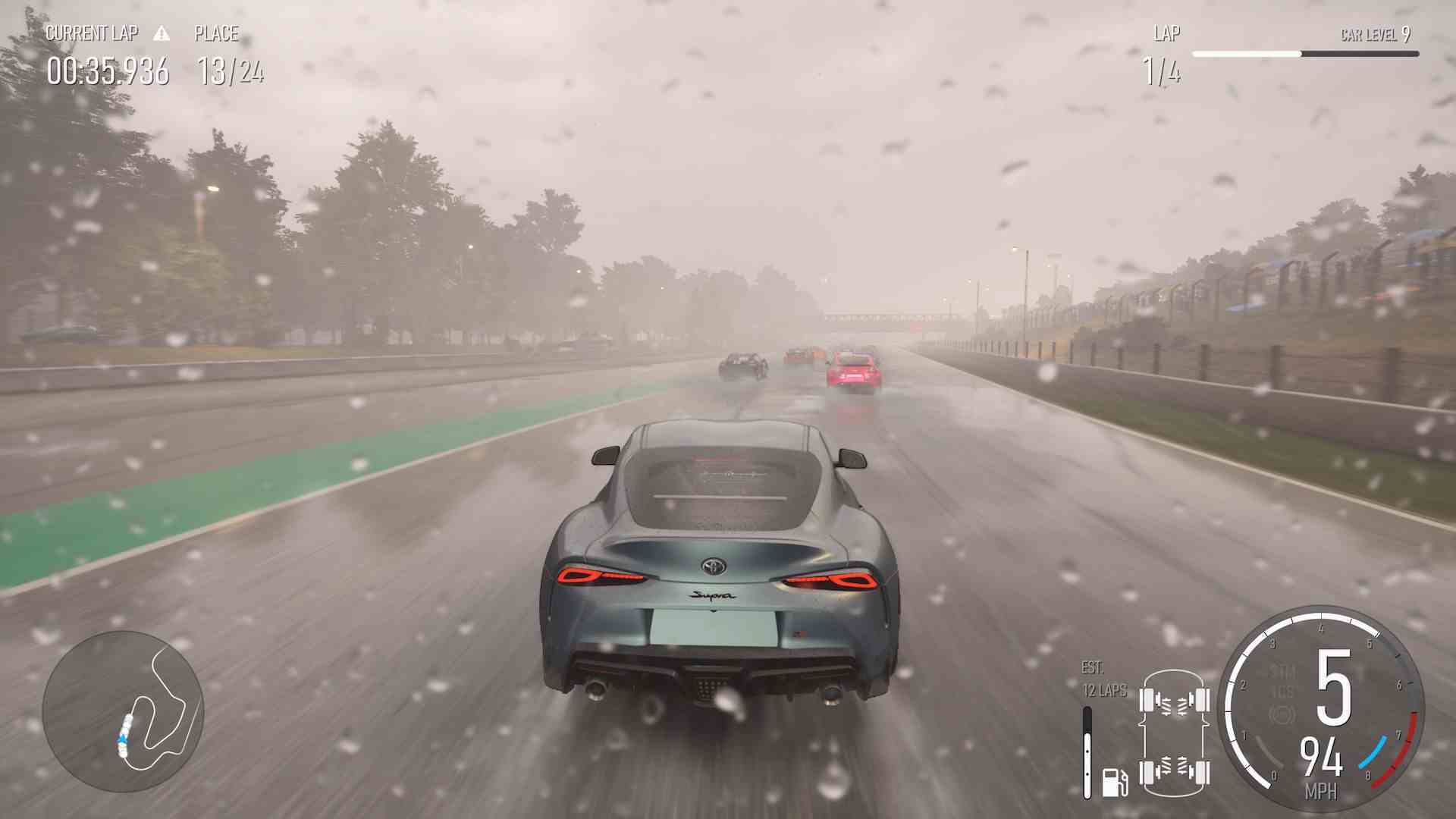 Forza Motorsport Supra Yağmur