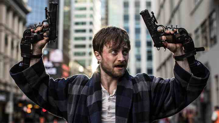 Guns Akimbo'daki Daniel Radcliffe.