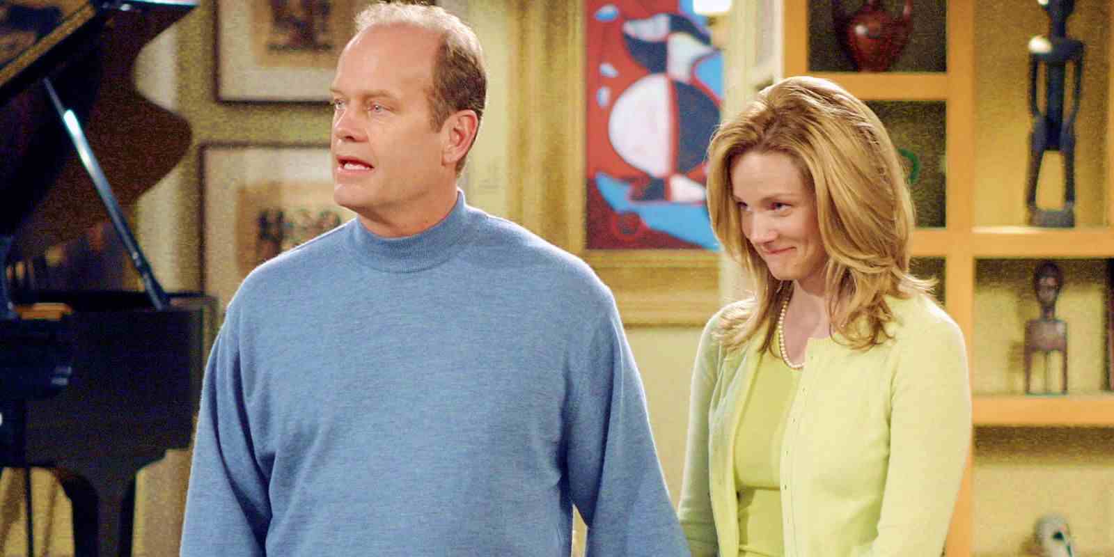 Frasier Crane ve Charlotte, Frasier'in 11. sezonunda el ele tutuşuyor