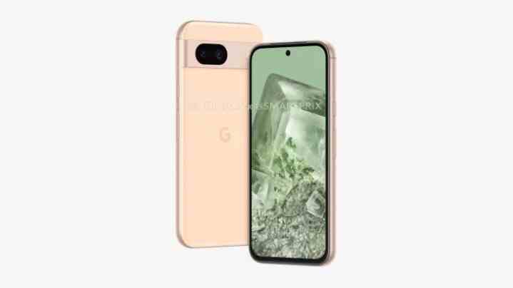 Google Pixel 8a'yı gösteren olası görseller.