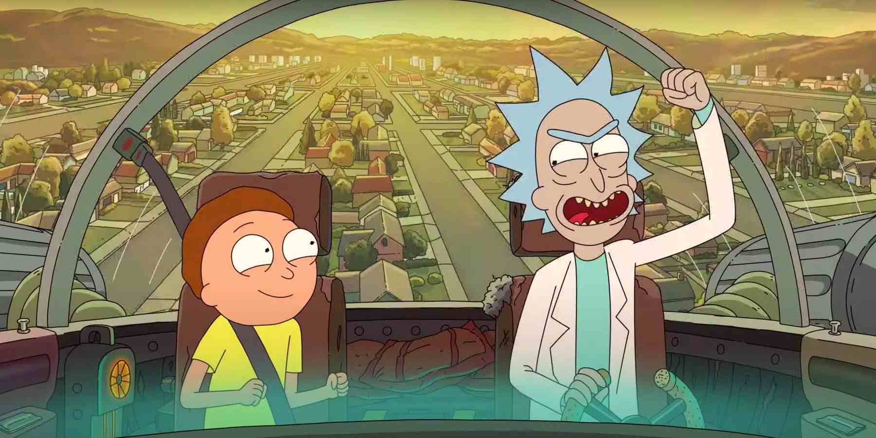 Rick and Morty 7. sezon fragmanında uçan daire kokpitinde