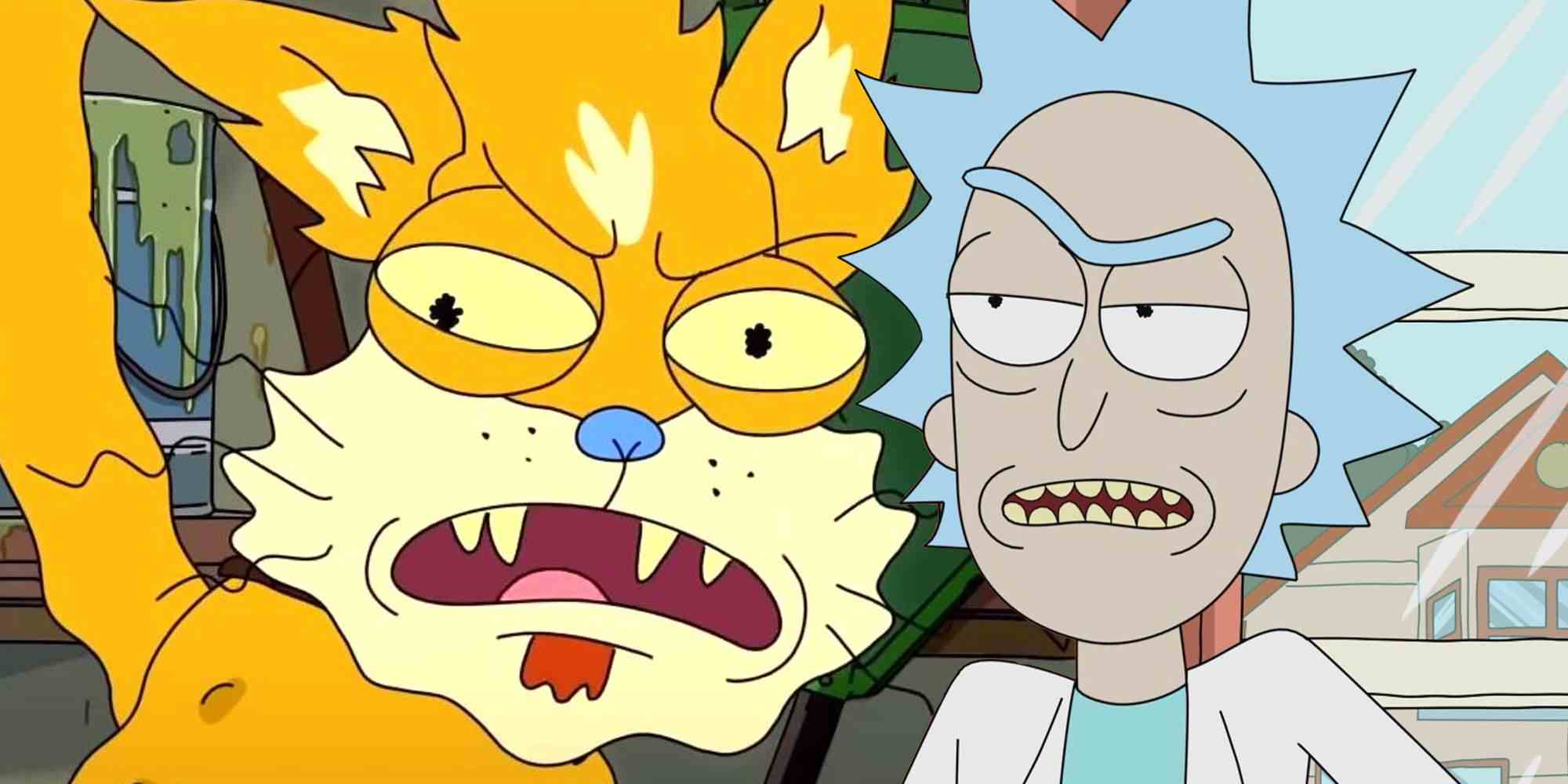 Rick and Morty'den hem Rick hem de Squanchy'nin yakın çekimleri