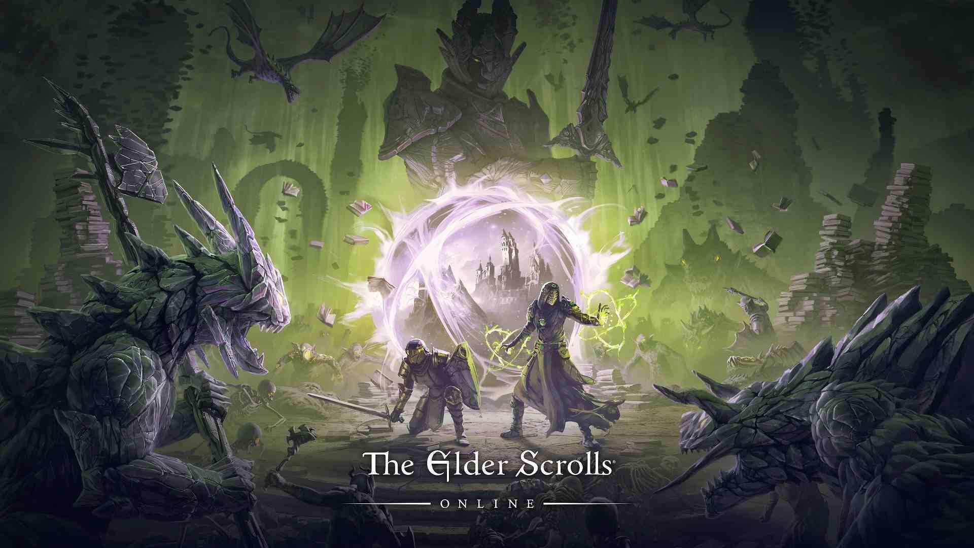 The Elder Scrolls Online Sonsuz Arşiv anahtar sanatı