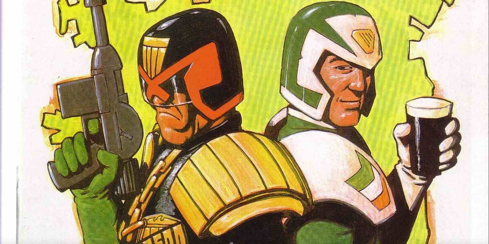 Yargıç Dredd İrlandalı bir Yargıçla birlikte