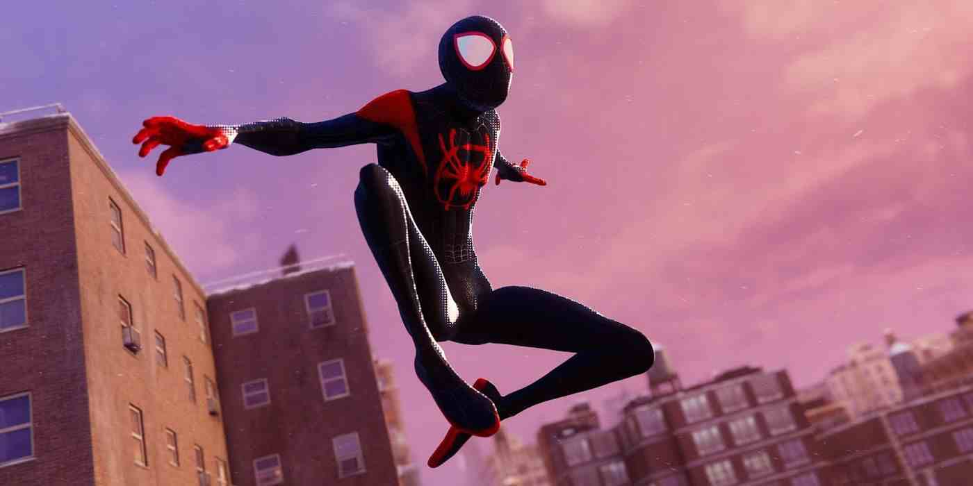 Marvel's Spider-Man oyunlarındaki Miles'ın Into The Spider-Verse kostümü